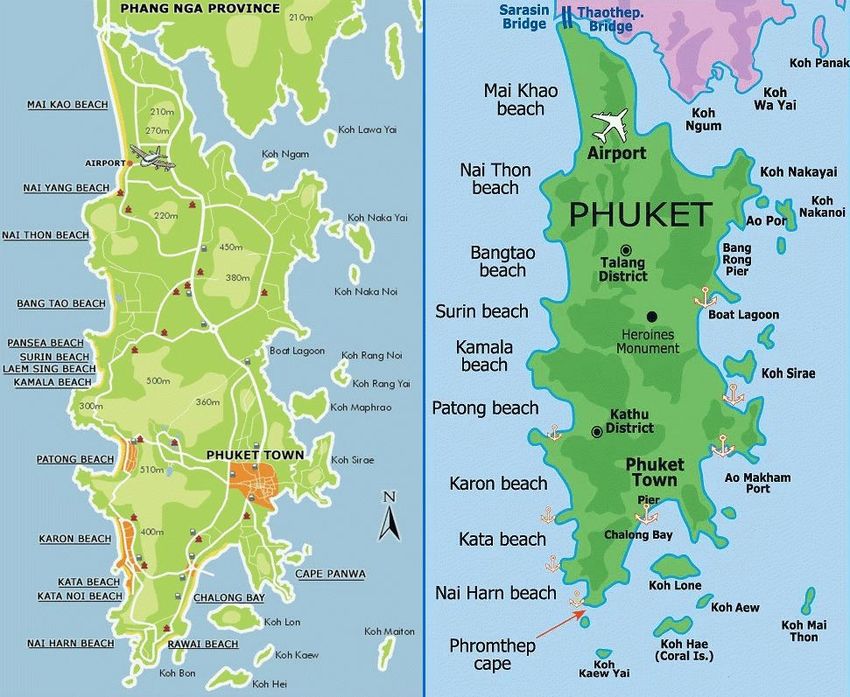 2 Остров Пхукет на карте.jpg